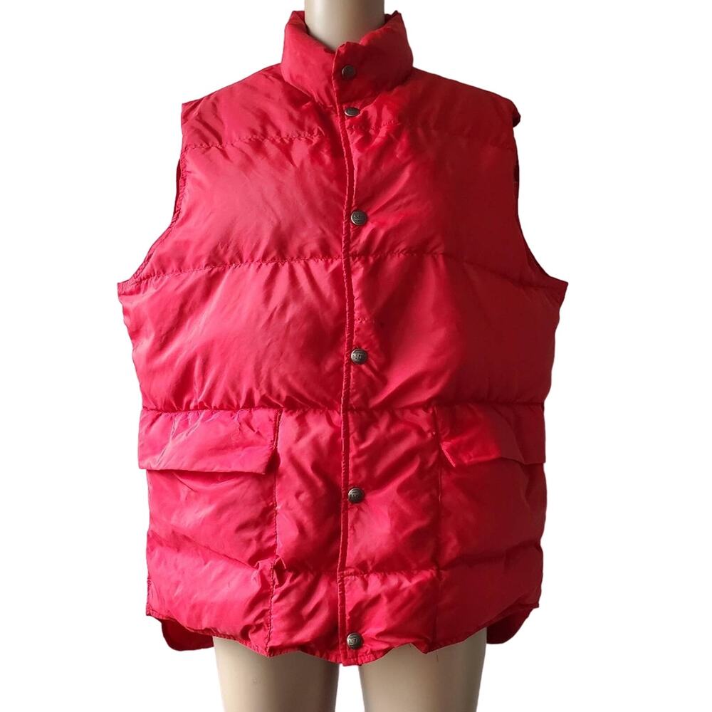 LL Bean Vintage Goose Down Vest (L)